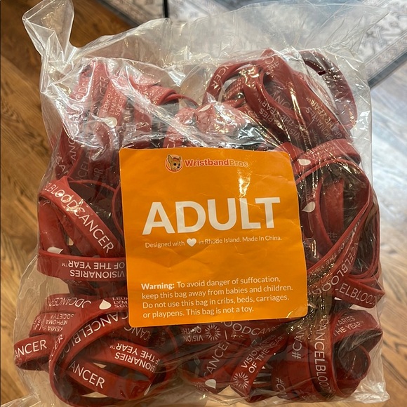 100 pack Blood Cancer Awareness bracelet 100 pack - Picture 6 of 8